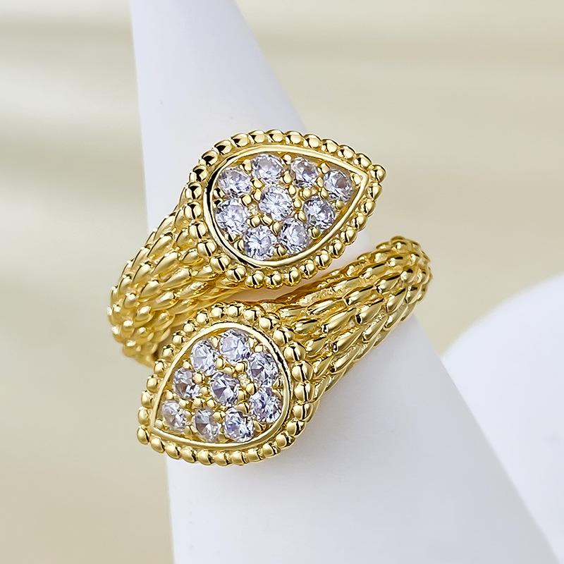 SpringLady 18K Gold Plated 925 Sterling Silver Lab Sapphire Gemstone Luxury Fine Ring for Women Party Jewelry Gifts