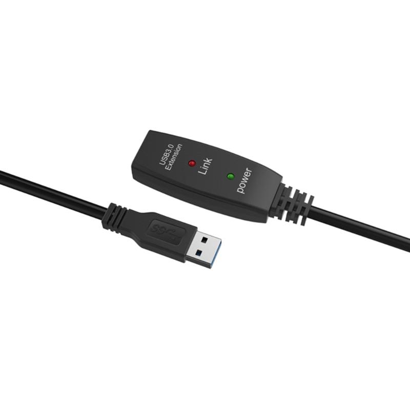 USB3.0 Extension Cord with Signal Boosters Active Repeater USB Male to Female Extender Wire for Wireless Netwrok Adapter