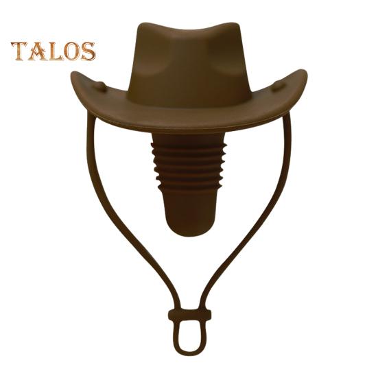 Wine Stopper Cowboy Silicone Bottle Cork Leak-Proof Shelf Display Bottle Stopper Mexican Themed Wine Cork Gift for Wine Lovers