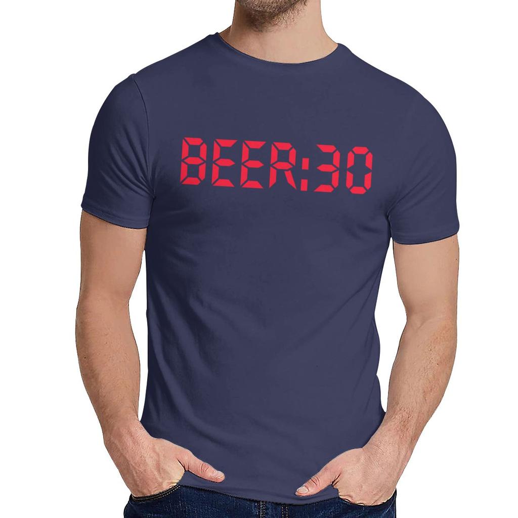Quality Cotton Beer Oclock T Shirt Unisex Unique Design Nice Classic Round Neck Camiseta