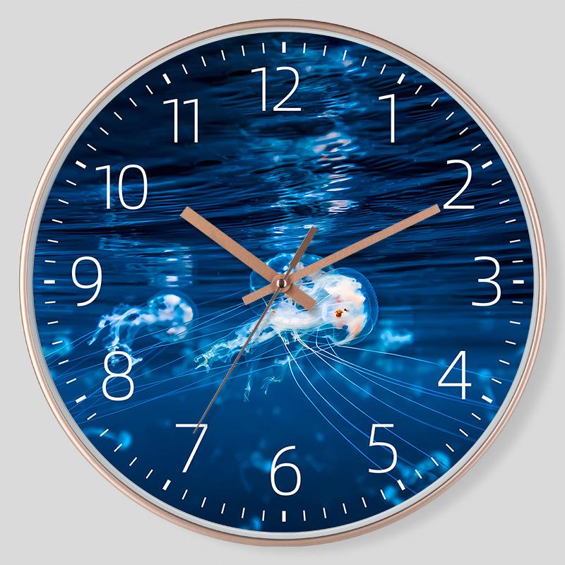 12 cali 30 cm Cichy zegar ścienny, Kreatywny i modny, Nowoczesny zegar domowy, Prosty zegar do salonu