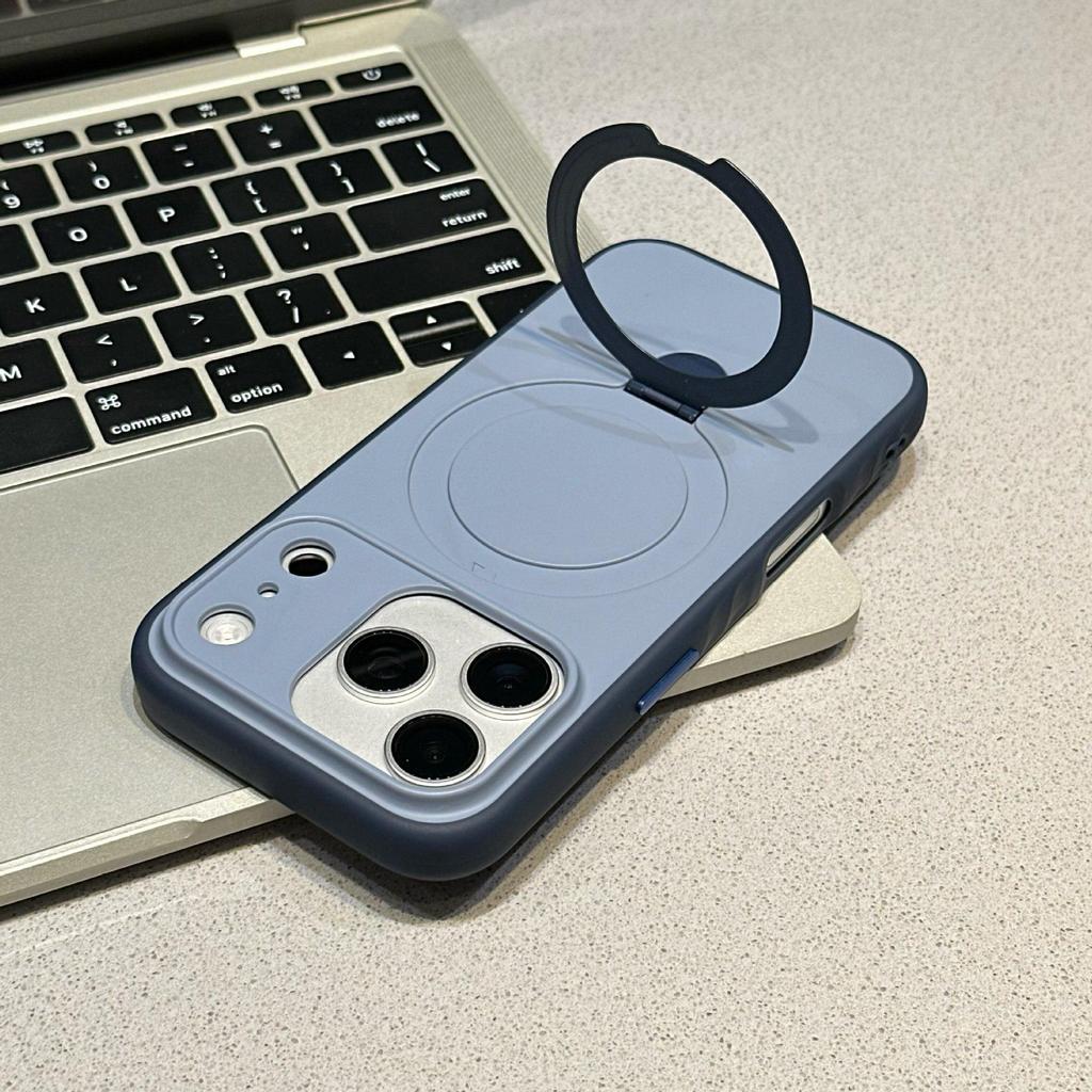 Dual-Color Magnetic iPhone 17 PRO MAX Anti-Slip Case with Apple 16 Drop-Proof Full Coverage