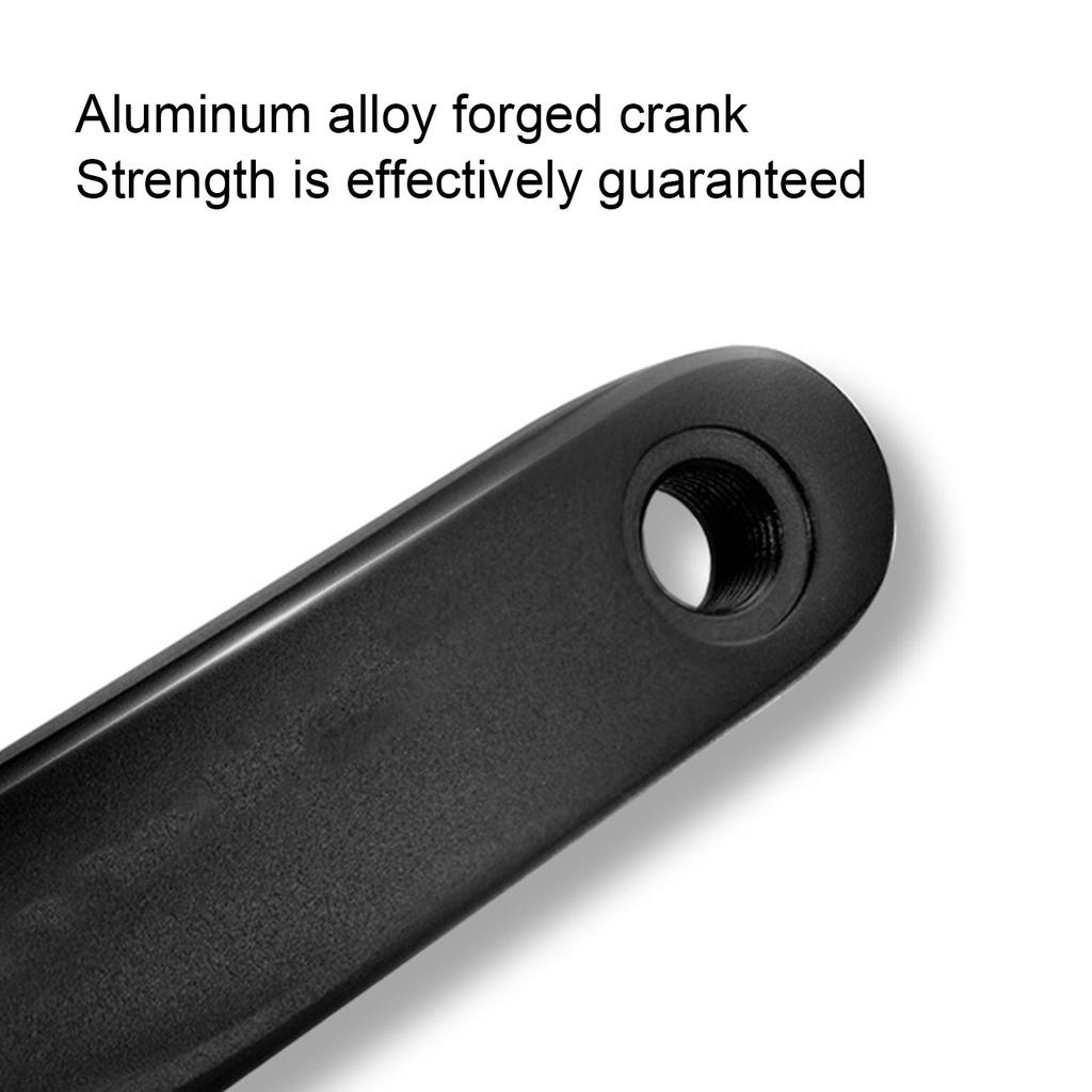 Bike Crank Arm Set Accurate Aluminum Alloy Lightweight Single Chainring Bike Crank Arm for Mountain Bike