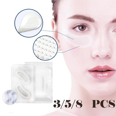 Przepaska na oko z mikroigłami do usuwania zmarszczek drobne zmarszczki maska na oczy z kwasem hialuronowym ciemne koło opuchlizna podkładki pod oczy