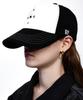 Aleseueseussi Western Rivet Ball Cap - White/Black