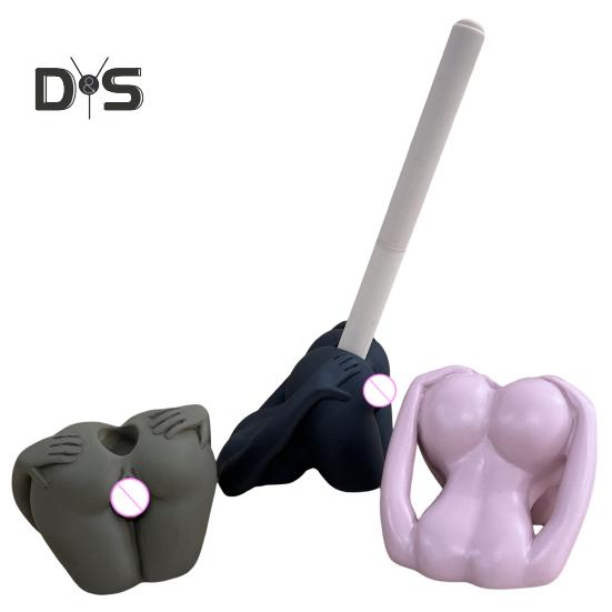 Sexy Ass Pen Holder 3D Funny Ass Pencil Pen Stand Synthetic Resin Butt-shaped Pen Holder Desk Organizer