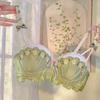 Womens Floral Embroidery Wireless Push Up Bralette Cute Lace Bra