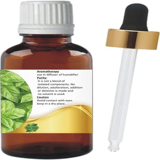 Levenmooi Basil (Ocimum basilicum) Pure & Natural Therapeutic Grade Essential Oil Glass
