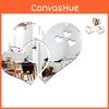 Captivating 3d Love Heart Mirror Wall Stickers Decal For Personalized Living Spaces