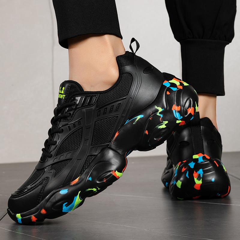 Jarní a podzimní móda pro velké velikosti pro pár táta Boty pro sport a volný čas Pánské a dámské běžecké boty 35-47