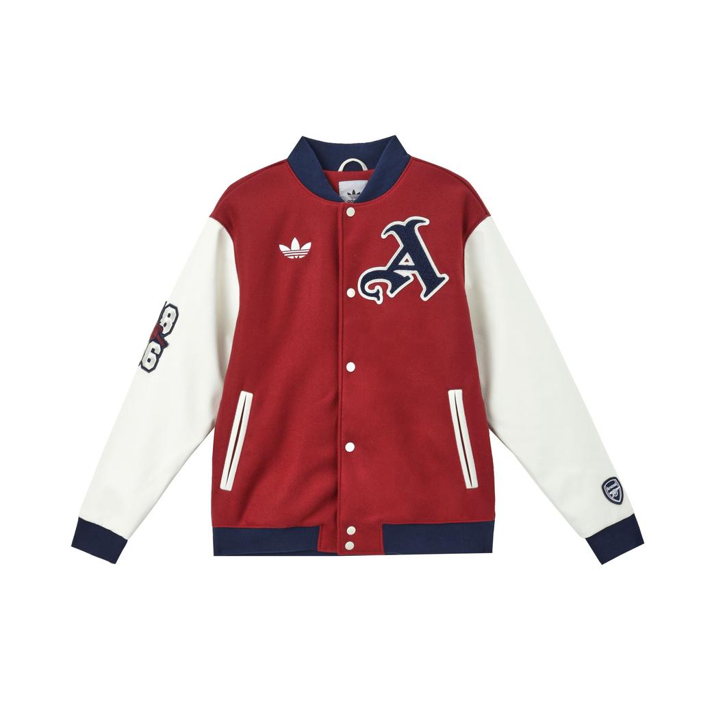 Adidas Originals Football Sports Series Letter Pattern Warm Comfortable Casual Cotton Jacket Men Jacket Elegant-Purple JF0560