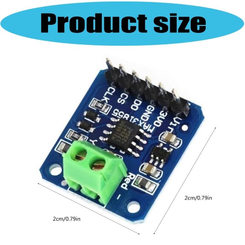 Precise K Type Thermocouple Sensoring Module 1350°C MAX31855 Chip Digital Output 14Bit Resolution Circuit Board
