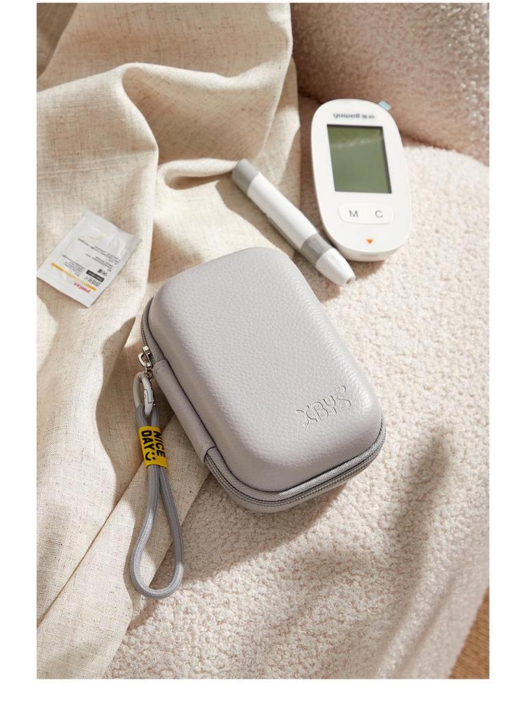 Portable Sugar Meter Storage Pouch for Roche, Sannuo, Yuyue, and Ou Blood Glucose Meters