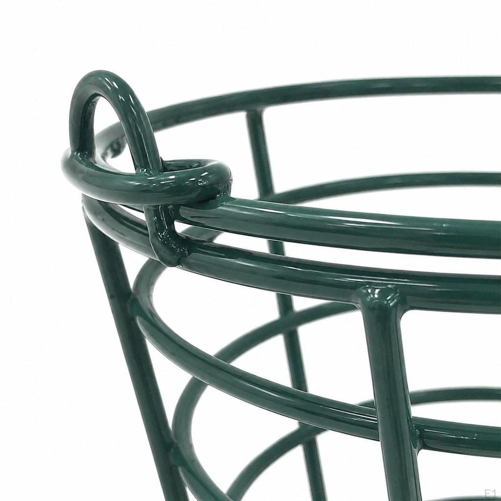 Golf Ball Basket Stable Easy to Use Stainless Steel Practical Storage Small