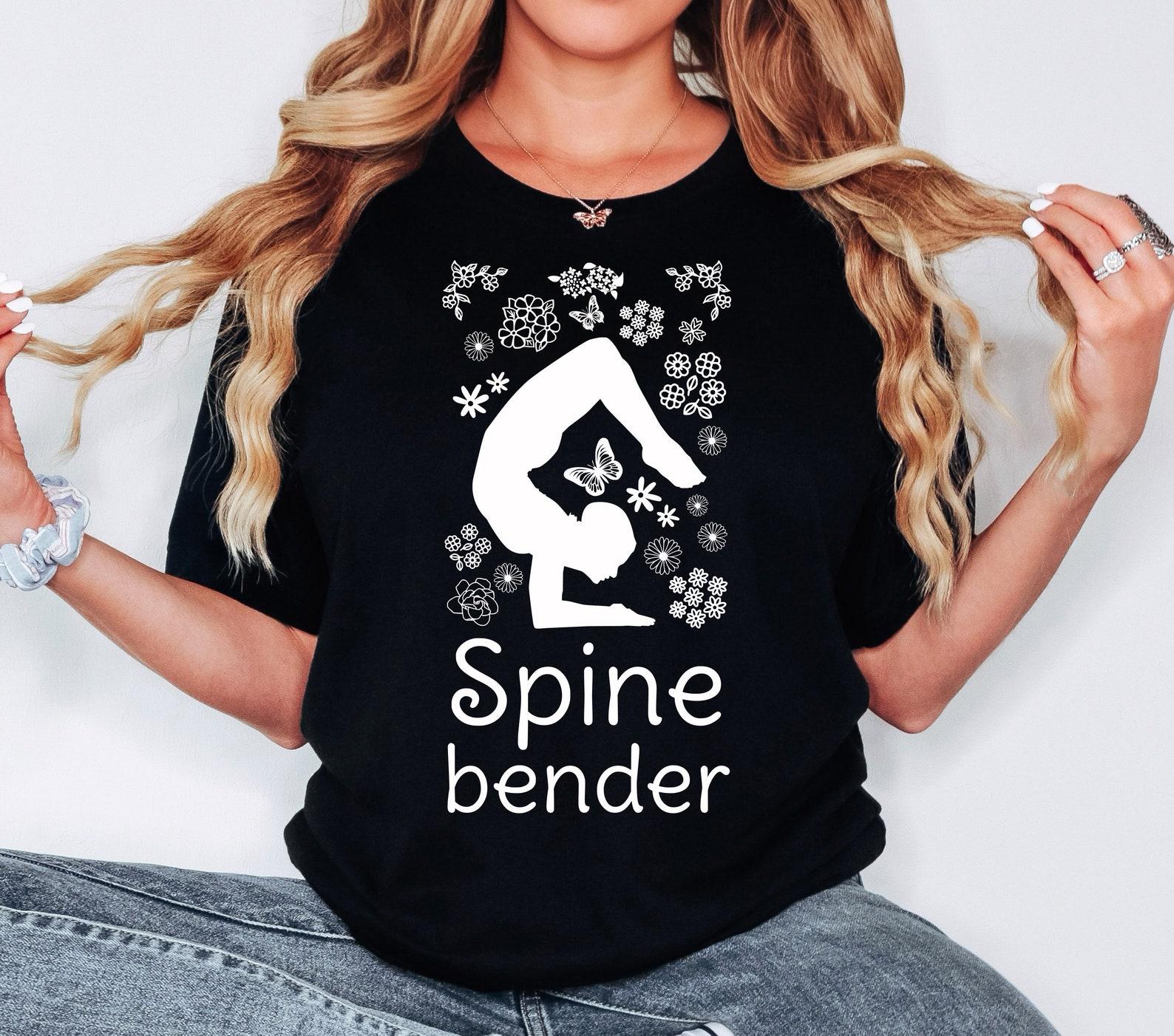 Spine Benders Tee - Yoga Flex Masters - Gift for Supple Yogis - Where Backbends Meet Badassery S