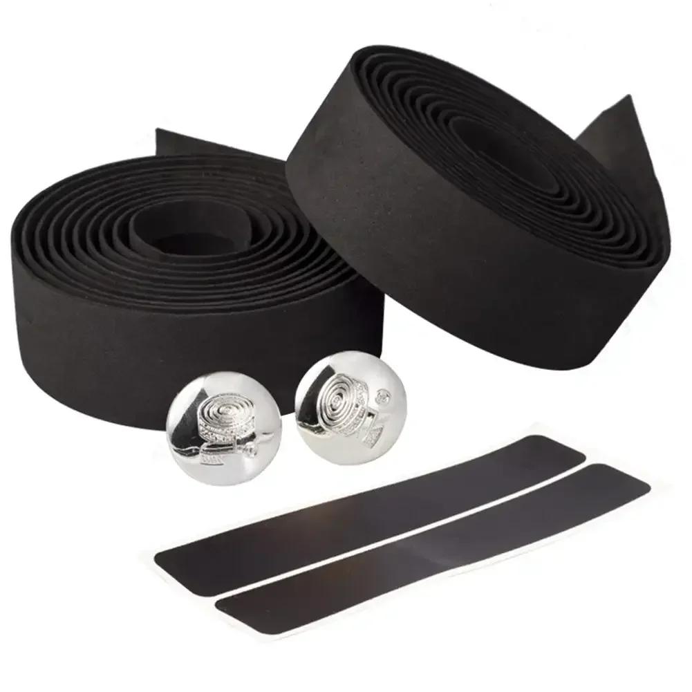 

1Pc Bicycle Handlebar Tape Carbon/Camouflage Anti-Slip Damping Cycling Road Bike Handle Belt Wraps with Bar End Plugs