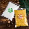 1LB Cera d'api Gialla e Bianca Naturale Pura Granulare Materiale per Candele Profumate Fai da Te Cera di Soia Stoppini Senza Fumo Forniture per Artigianato