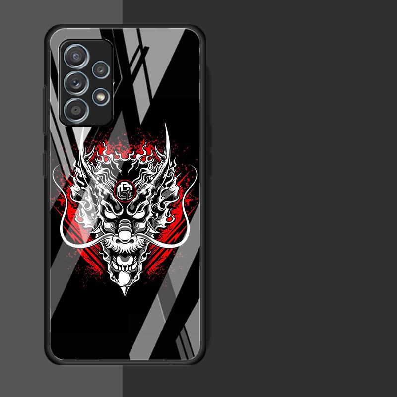 Husă de Sticlă cu Animal Dragon Pentru Samsung Galaxy A52 A71 A50 A51 A70 A21s A31 A72 A10 A12 A30 A22 5G Husă Telefon
