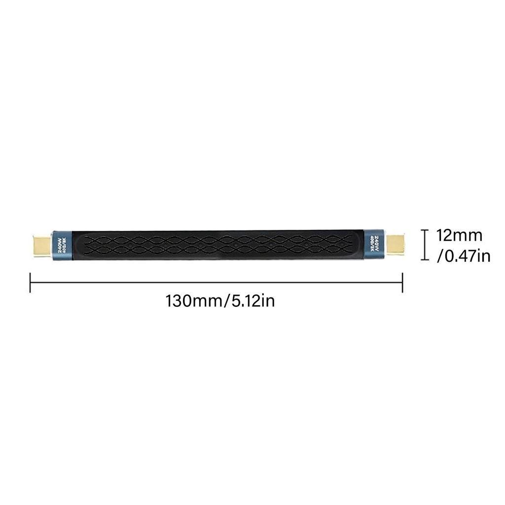 Multi Protocols Usb-4 Cable 40Gbps Transmission PD240W Charging 8K Display Mirroring for Office and Home