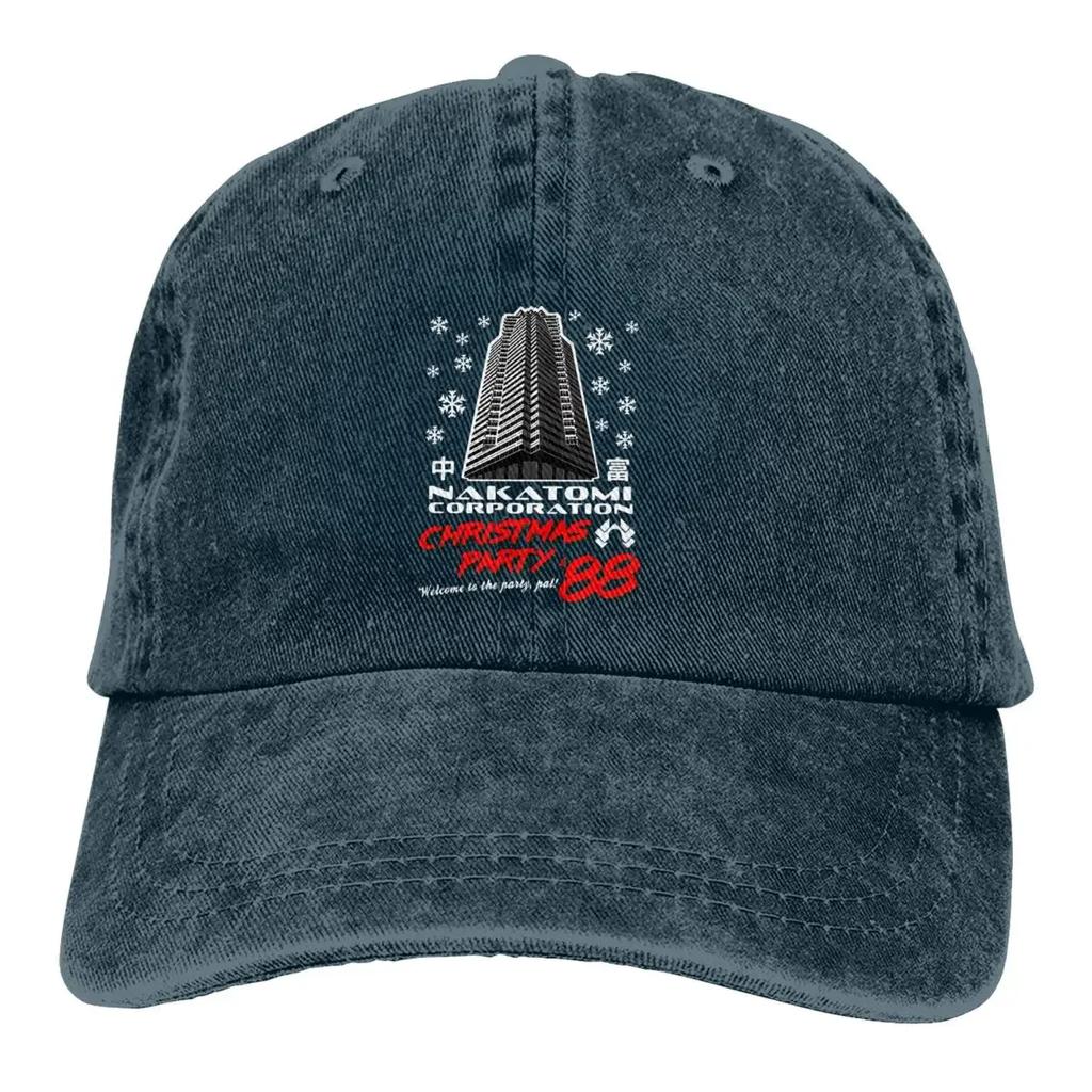 Men's Baseball Cap Nakatomi Plaza Trucker Snapback Cowboy Caps Dad Hat Die Hard Movie Party 1988 Bruce Willis Golf Hats
