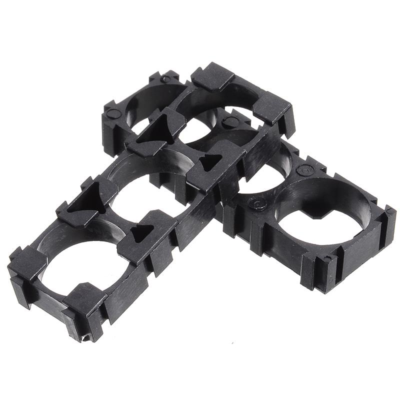 20pcs 3x Cell 18650 Battery Spacer Plastic Battery Radiating Shell Storage Holder Bracket 6x2x0.8cm