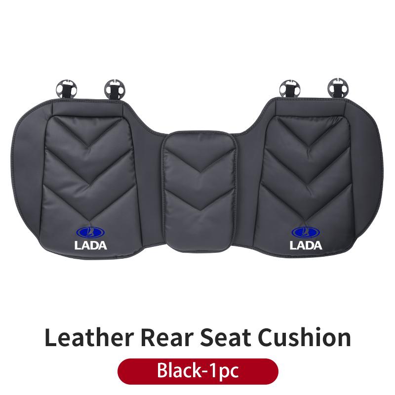 AWG1 Car Seat Cover Front Rear Seat Leather Cushion Pad Protective Mat For Lada 2110 2114 Largus 2112 110 2105 2107 2106 Vesta Niva