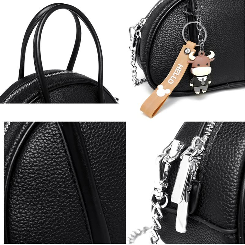 Luxus Umhängetaschen Geldbörse Einfarbig PU Leder Schultertasche Modedesigner Kleine Handtasche Henkeltaschen für Damen