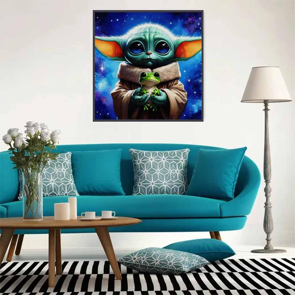 5D DIY Diamond Painting Decorative Poor Little Devil Full Round Drill Scenery Diamond Embroidery Cross Stitch Kits Home Decor Gift