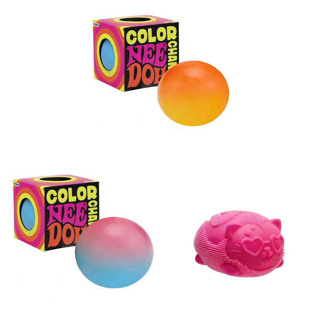 Stress Reliever Squeeze Ball With Cute Circle Design For Home And Office Use