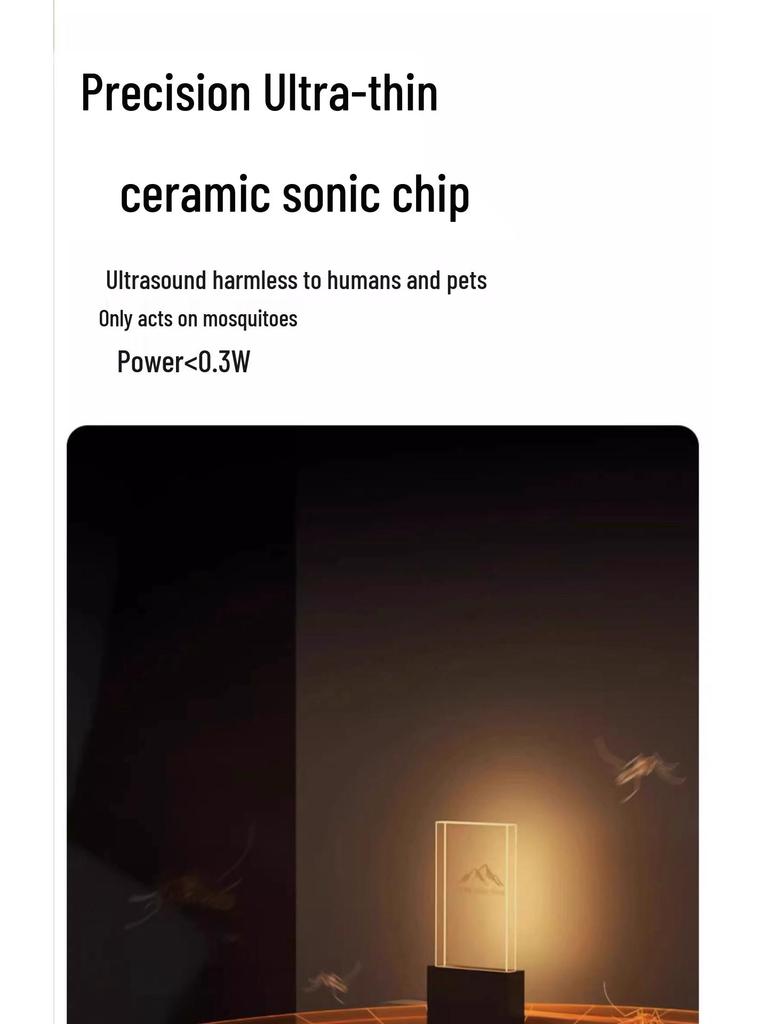 2025 Ultraschall-Insektenvertreiber für Innenräume mit intelligenter variabler Frequenz und Nachtlicht