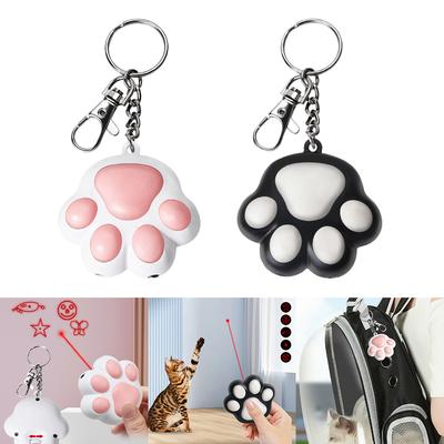 Laser Pointer 5 Adjustable Patterns Interactive Cat Toys USB Rechargeable Cat Laser Toy for Indoor Cats Dogs Pets