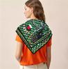 90cm Twill Silk Scarf Shawl Luxury Brand Cosmetics Print Square Scarves Women Hijabs Bandana Foulard Neckerchief Head Scarves