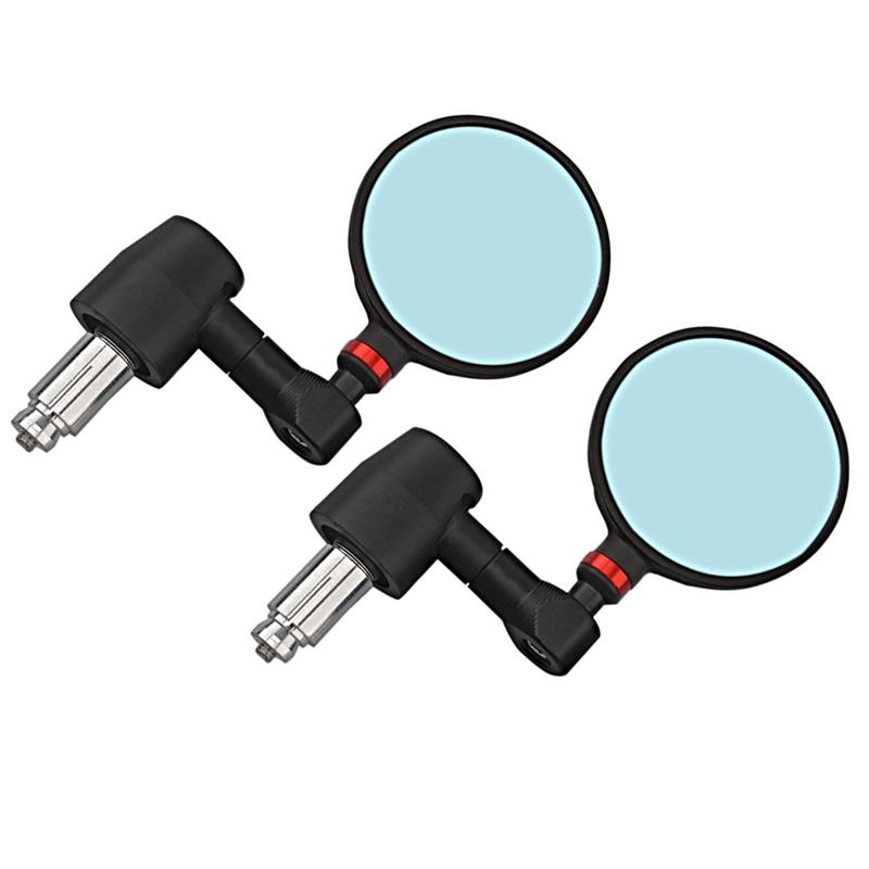 ABLZ-Universal Motorcycle Rearview Mirror For 22Mm Handlebars Side Mirror Modification Accessories