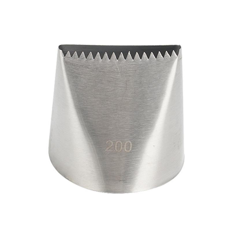 304 Stainless Steel One-Piece Molded Baking Tips for Large, Medium & Small Cakes Cookies and Cream Puffs