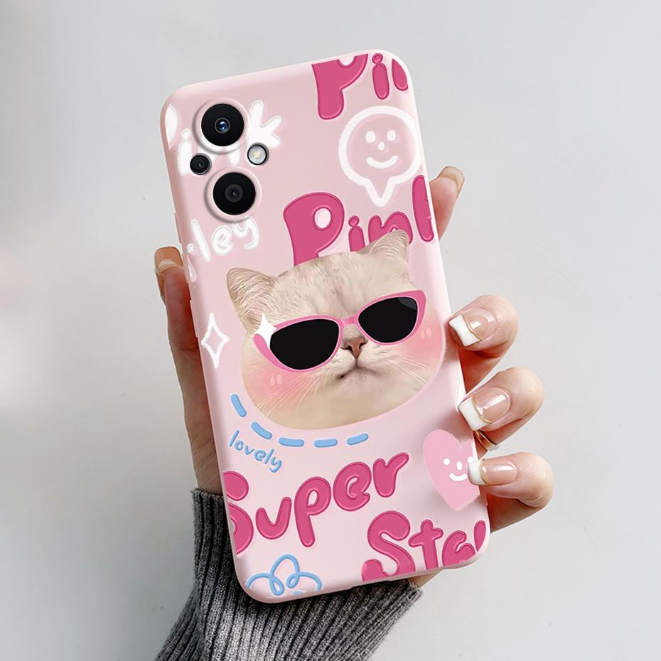 For Oppo Reno7 Z 5G Case Reno 7 8 Lite Bear Cartoon Frog Soft Silicone Phone Case For Oppo Reno 7Z 8Z Reno7Z 5G Back Cover Capa