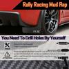 4Pcs Carbon Fiber Car Protection Racing Sport Mud Flaps Splash Guards Universal