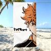 1pc H-Haikyuu H-Hinata Shoyo Print Microfiber Beach Towel Quick Dry Absorbent Sand Free for Beach Gym Bathroom Accessories
