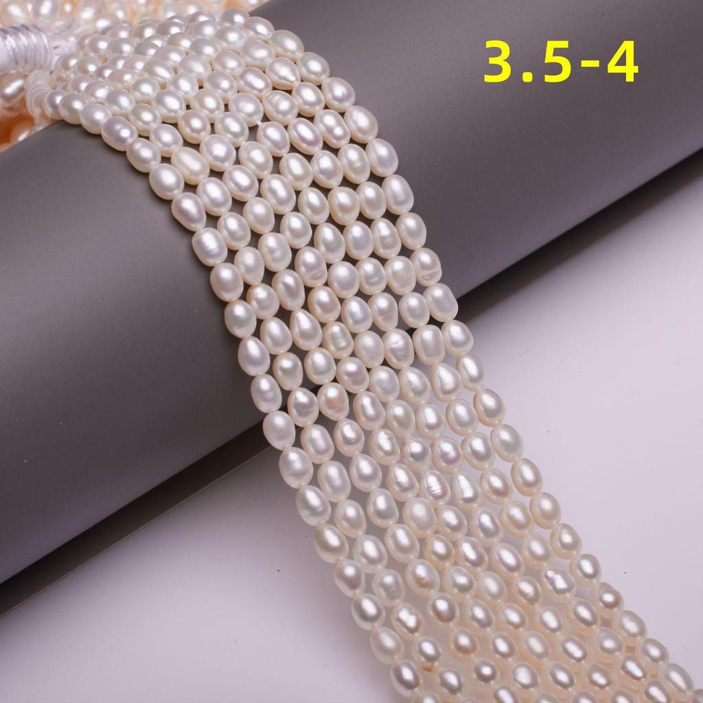 Classic Rice-Shaped Freshwater Pearl Necklace – Elegant Pearl River Design