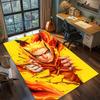 Naruto Uzumaki Large Bedroom Decoration Floor Mat, Non Slip Washable Area Carpet Rug Gamer Room Home.-TING