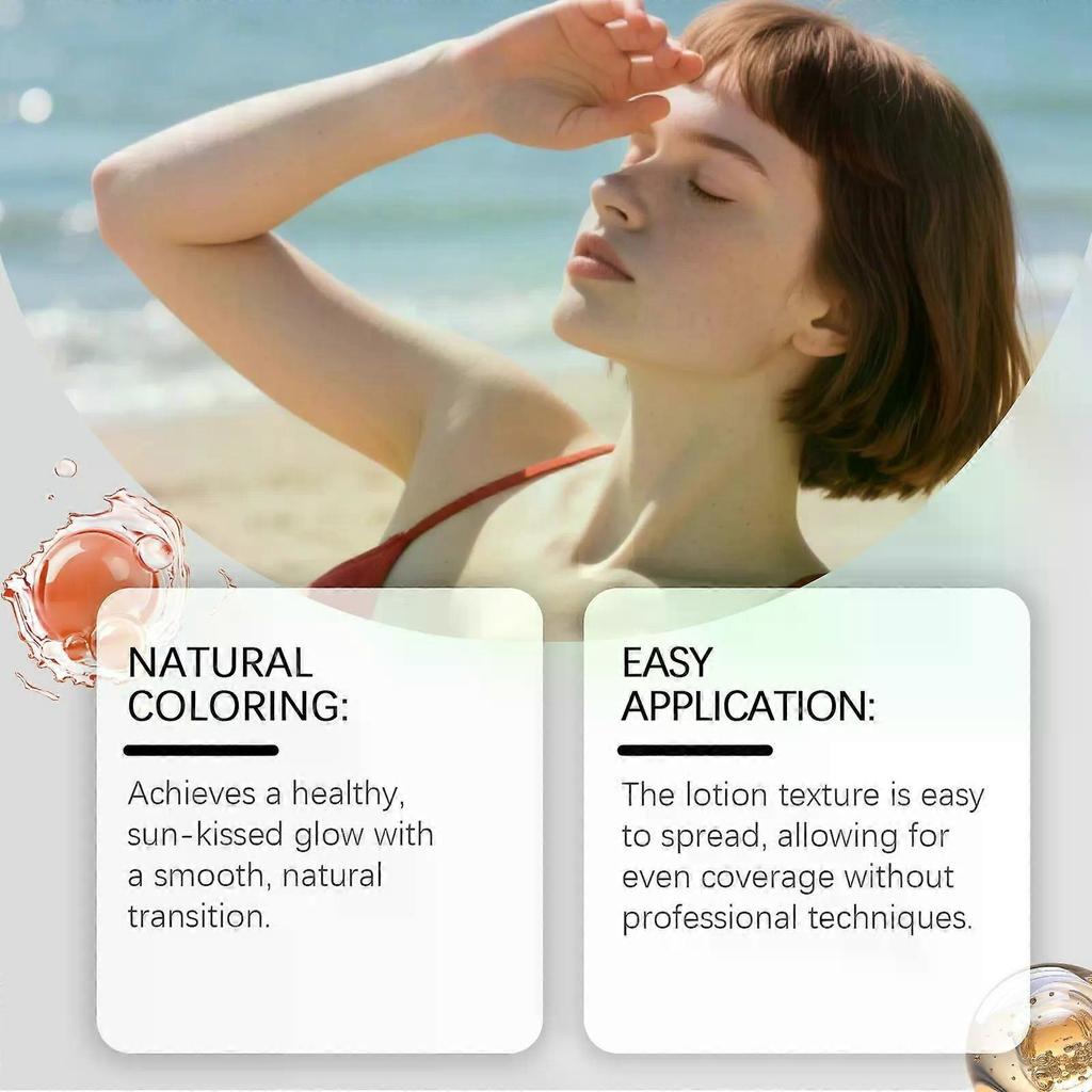 Burro Autoabbronzante, Crema Autoabbronzante Graduale Bronze, Burro Corpo Idratante per Abbronzatura Naturale a Lunga Durata, Senza Tonalità Arancioni, Autoabbronzante Nutriente, 80g