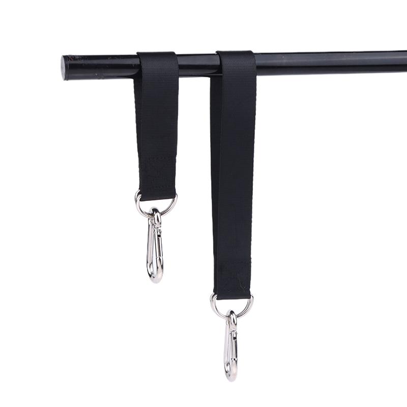 2Pcs Durable Hanging Belt Hammock Swing Hanging Belt And Steel Alloy Hooks Outdoor Camping Hiking Tools Hammock Accessories