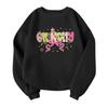 Children's Fashionable Lightweight Long-sleeved Round Neck Pullover With Pockets Printed Pullover
