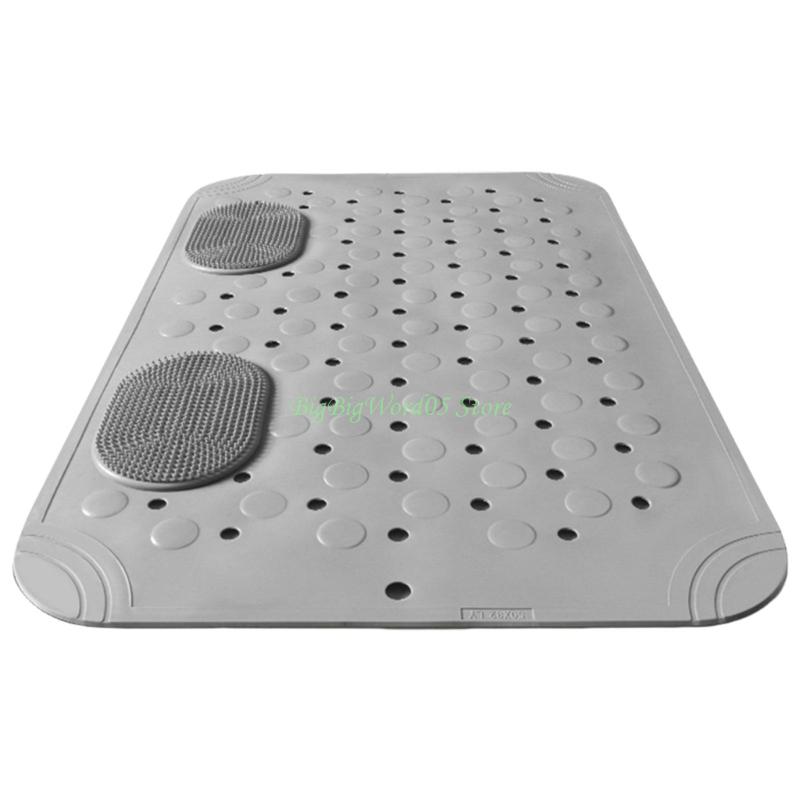 

24TE Therapeutic TPE Foot Massage Pad Secure Gripping Bath Mat Waterproof Durable For Elderly Child Friendly Home Use
