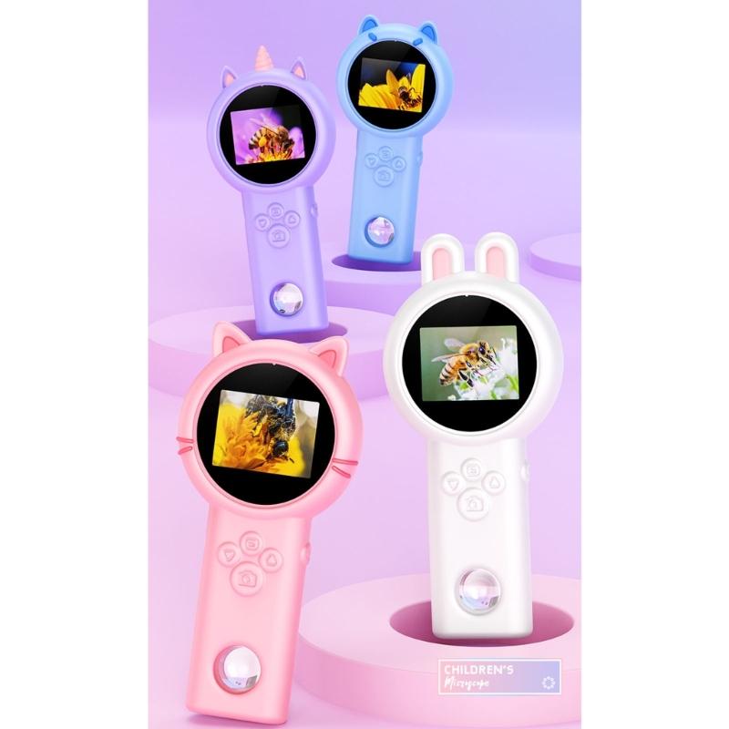 Handheld Pocket Digital Microscope for Youngly Explorers with Recording Functions High Definition Imaging Learning Tool