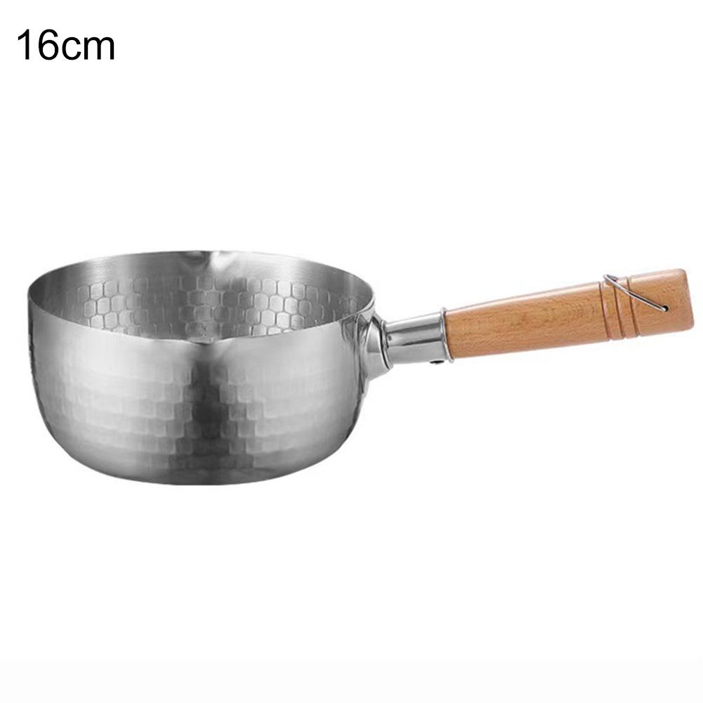 

304 Stainless Steel Snow Flat Pot for Induction Cooking for Preparing Baby Food and Quick Meals with Maintenance