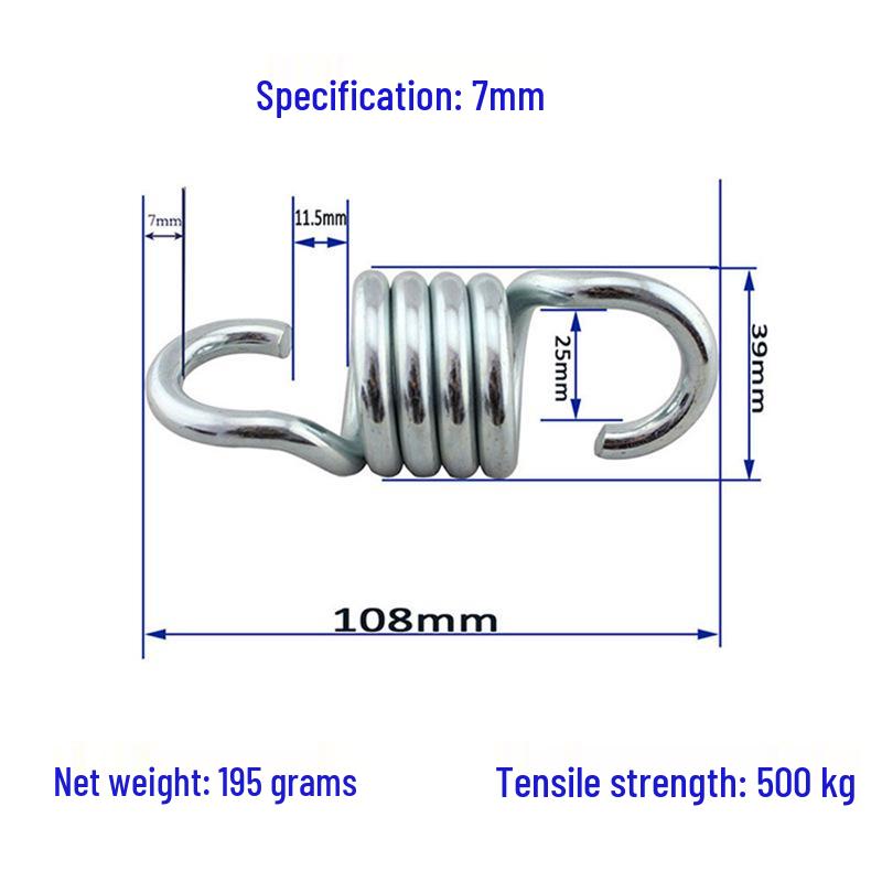 Stainless Steel Rotating Hanging Chair Spring Set - Shock Absorbing Outdoor Swing Accessories