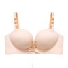 Sexy Bra Push Up Paded Bras For Women Seamless Bralette Brassieres Lingerie Deep V Bowknot