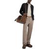 Emporio Armani Solid Color Short Sleeve Polo Shirt Men Tops Light-Brown EM000858-AF12955-U1098