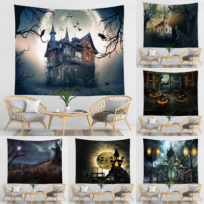 Halloween Wall Hanging Gothic Home Decor Tapestry Wall Witchcraft Supplies Dorm Tapestry Wall Hanging Home Decor Tapestry