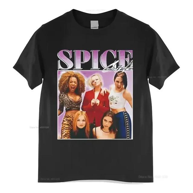 90s Retro Pop Group Spice Girls T-Shirt S